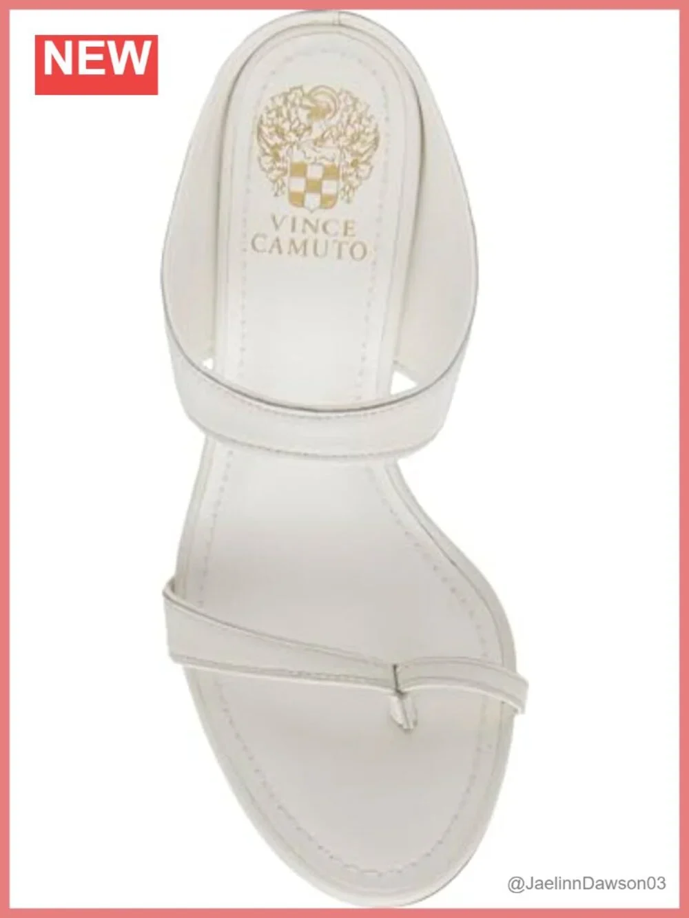 Vince Camuto Brisa Toe Loop High Heel Sandals Leather